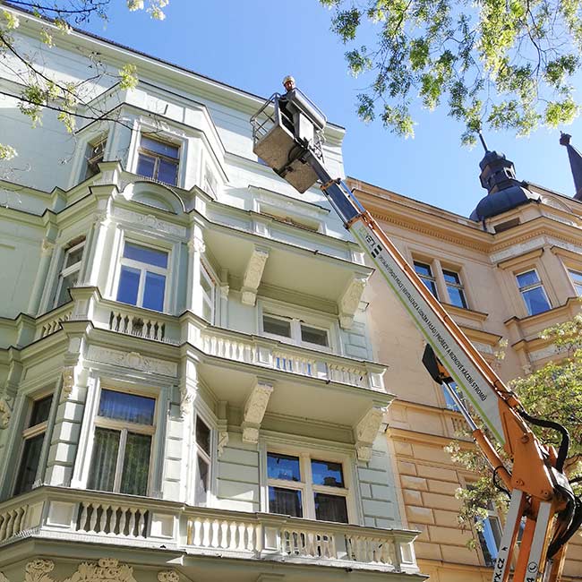 Galerie - pracovní plošina ulice